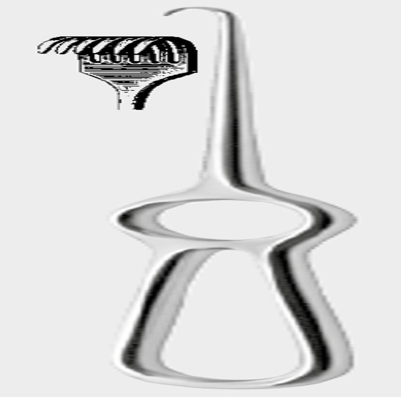 ВОЛКМЕНН (VOLKMANN) ретрактор 21,5 см (cm), напів гострокінцевий, 6 зубів